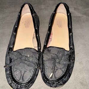 Coach Black Loafers for Women Sz 7
